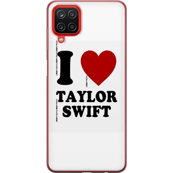 Samsung Galaxy A12 Läpinäkyvä kuori Taylor Swift