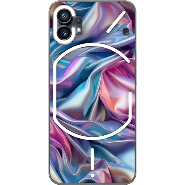 Nothing Phone (1) Läpinäkyvä kuori Hohtava silkki