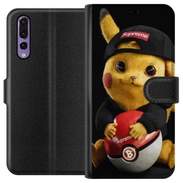 Huawei P20 Pro Lompakkokotelo Pikachu Supreme