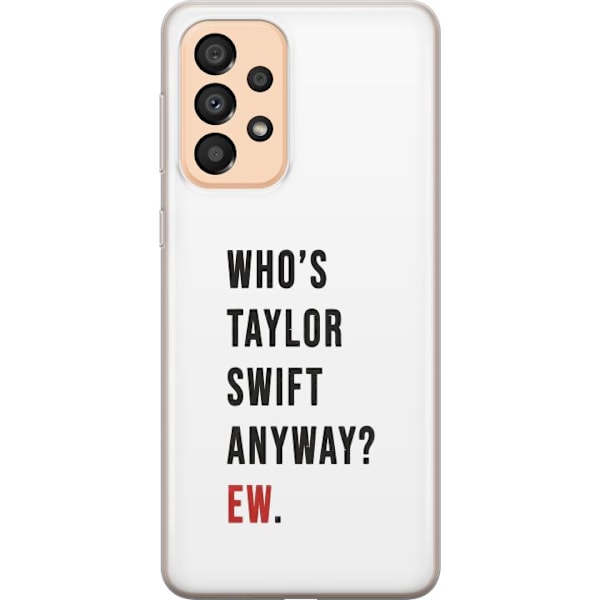 Samsung Galaxy A33 5G Gjennomsiktig deksel Taylor Swift