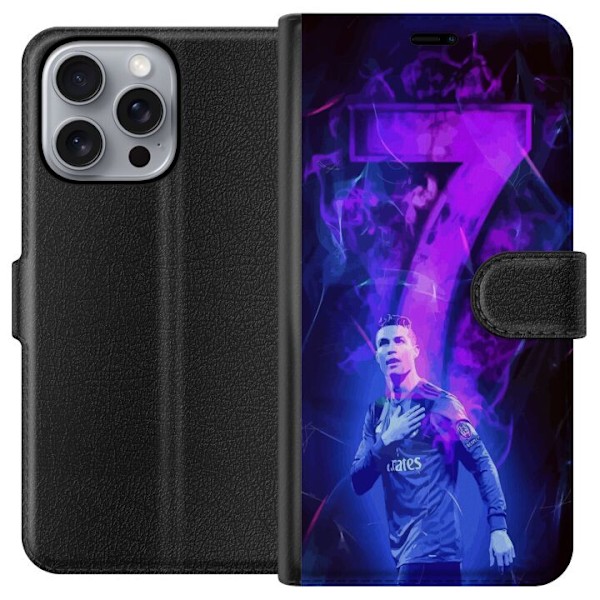 Apple iPhone 16 Pro Max Tegnebogsetui Ronaldo 7 - Fodboldlegen