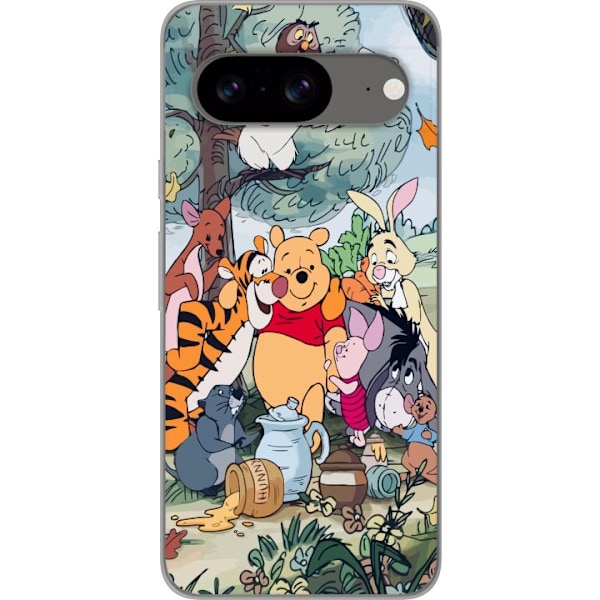 Google Pixel 8 Gennemsigtig cover Nalle Puh og hans venner