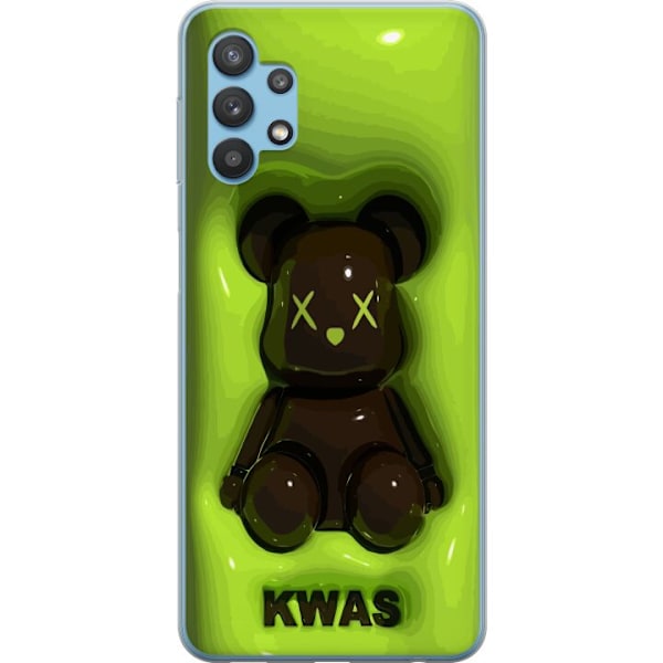 Samsung Galaxy A32 5G Läpinäkyvä kuori KAWS Vihreä