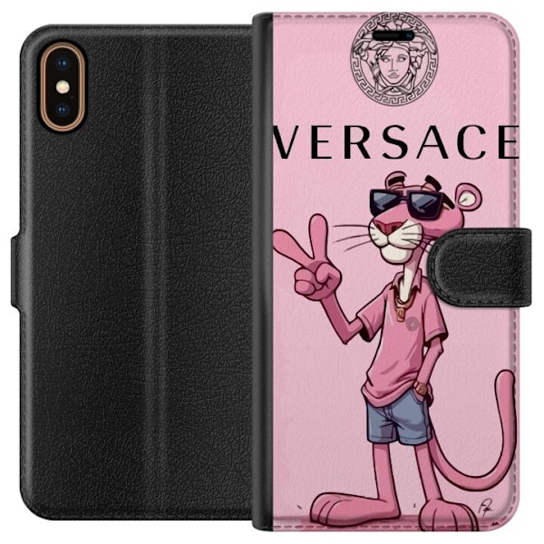 Apple iPhone X Lommeboketui Pink Panter Merke