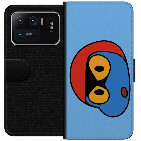 Xiaomi Mi 11 Ultra Lompakkokotelo Bold Bot Head