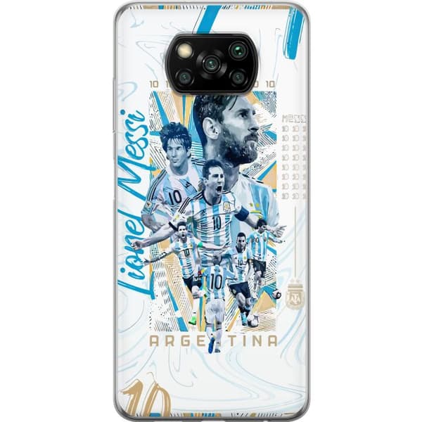 Kompatibelt Mobilskal till Xiaomi Poco X3 NFC Lionel Messi