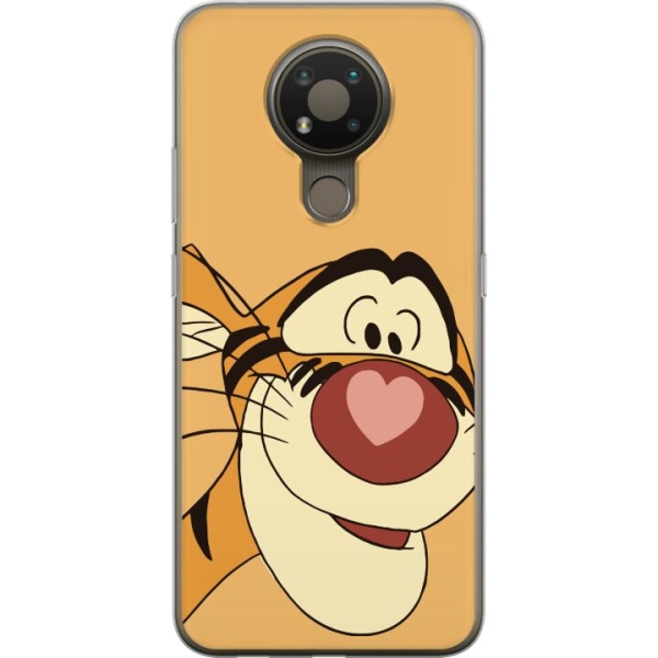 Nokia 3.4 Gennemsigtig cover Tiger