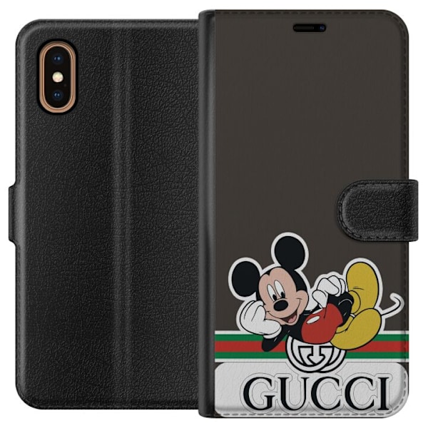 Apple iPhone XS Max Plånboksfodral Gucci Musse Pig