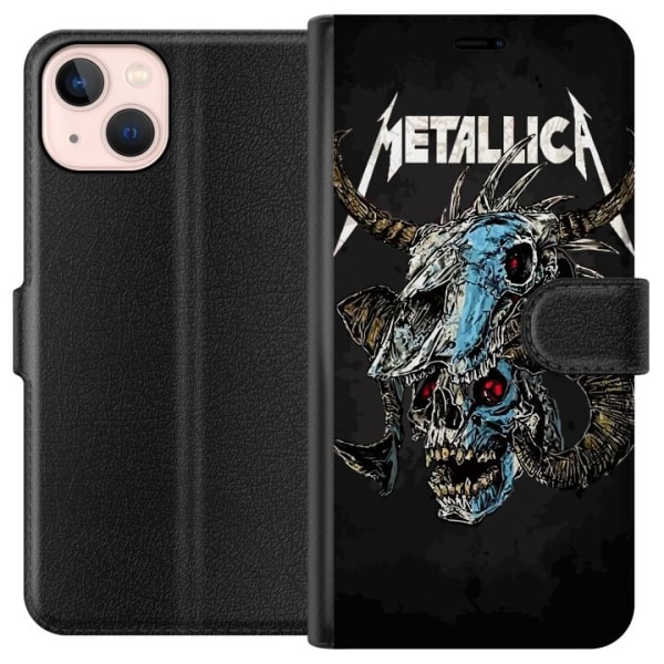 Apple iPhone 13 mini Lompakkokotelo Metallica