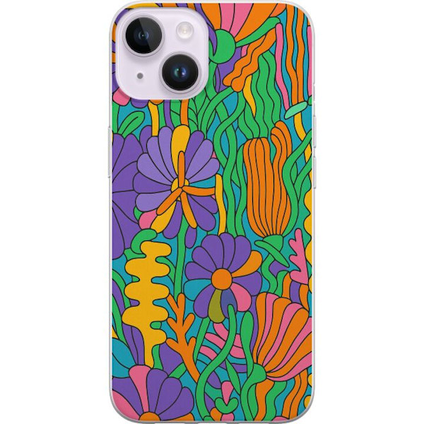 Apple iPhone 15 Plus Genomskinligt Skal Color Pop