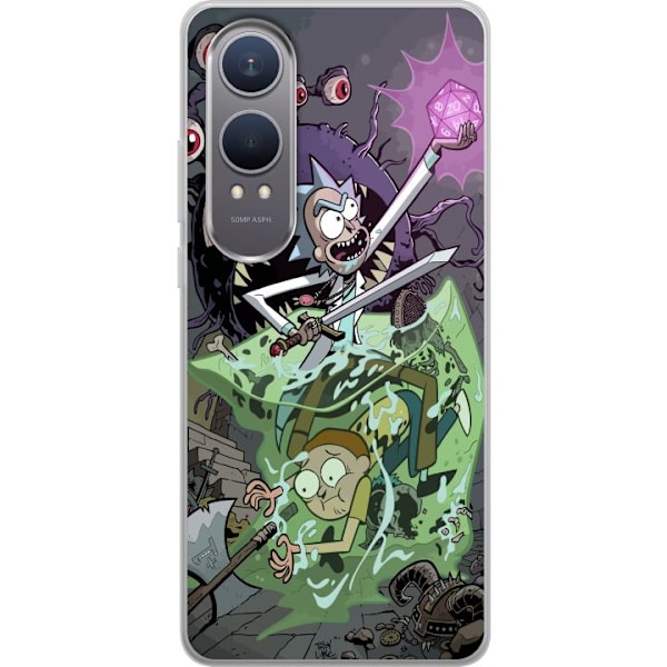 OnePlus Nord CE4 Lite Läpinäkyvä kuori Rick and Morty