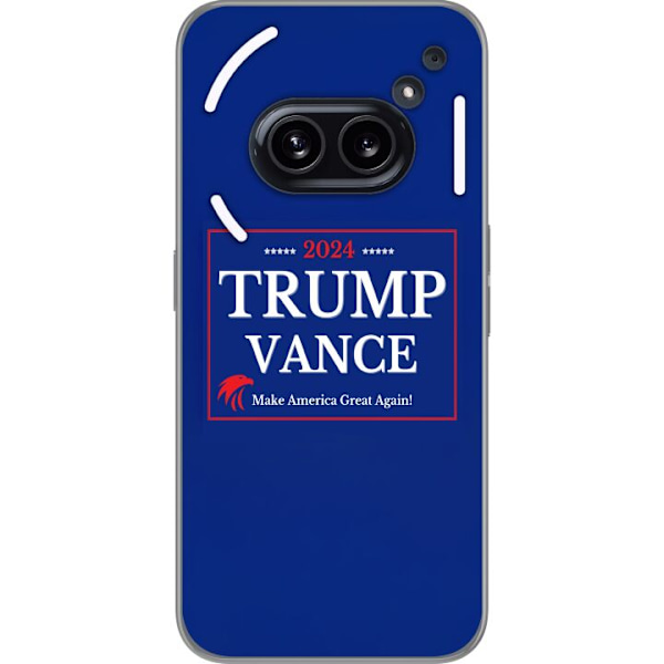 Nothing Phone (2a) Läpinäkyvä kuori Trump | Vance 2024