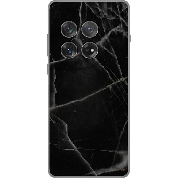 OnePlus 12 Genomskinligt Skal Svart marmor