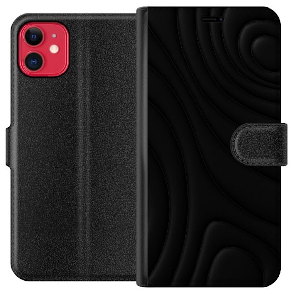 Apple iPhone 11 Plånboksfodral Black Waves