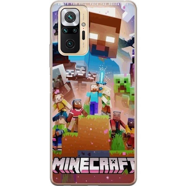 Xiaomi Redmi Note 10 Pro Gjennomsiktig deksel Minecraft