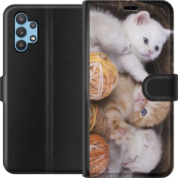 Kompatibel Tegnebogsetui til Samsung Galaxy A32 5G Katte