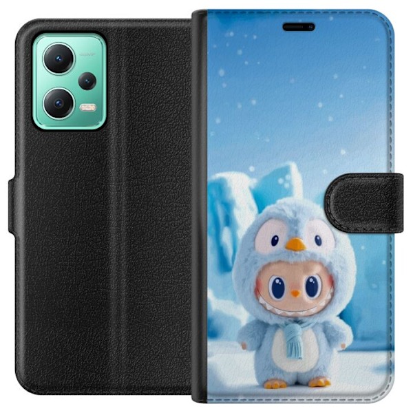 Xiaomi Redmi Note 12 Lompakkokotelo musta ritari fortnite