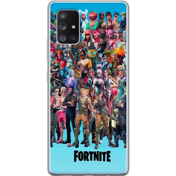 Samsung Galaxy A71 5G Genomskinligt Skal Fortnite