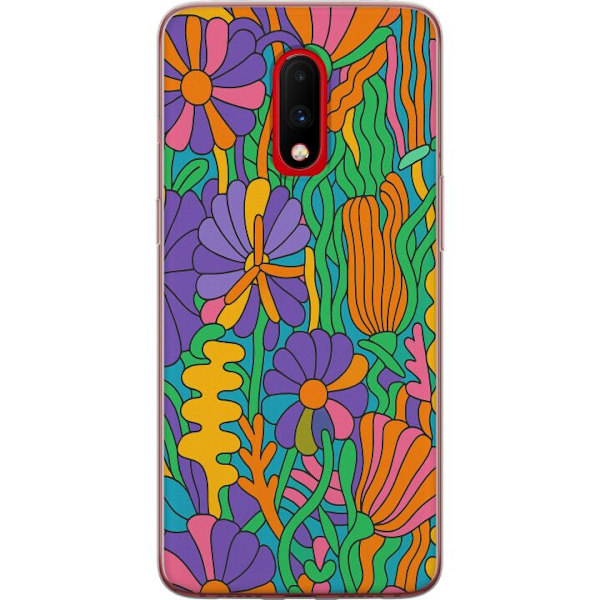 OnePlus 7 Genomskinligt Skal Color Pop