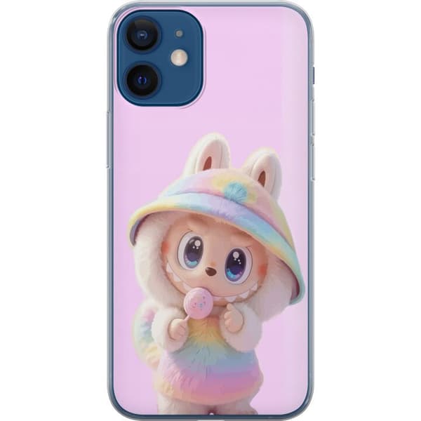 Kompatibelt Mobildeksel til Apple iPhone 12 mini Rainbow Bunny