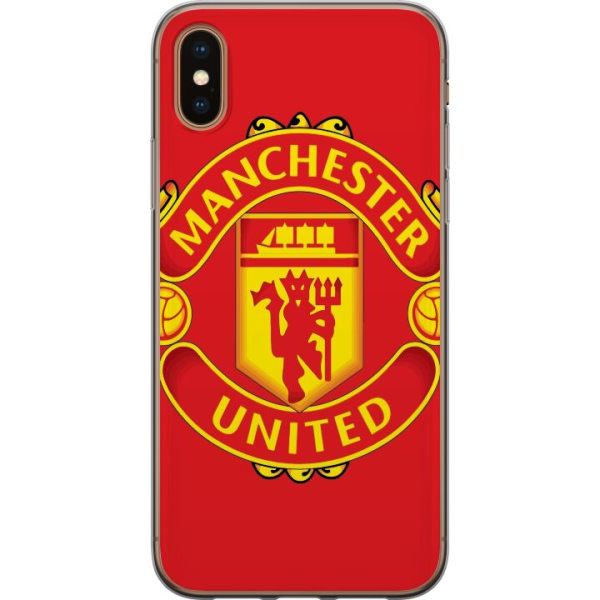 Apple iPhone XS Max Deksel / Mobildeksel - Manchester United F