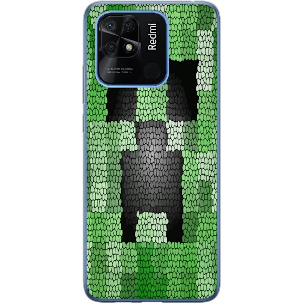 Xiaomi Redmi 10C Skal / Mobilskal - Creeper / Minecraft