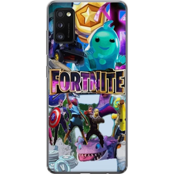 Samsung Galaxy A41 Gennemsigtig cover Fortnite