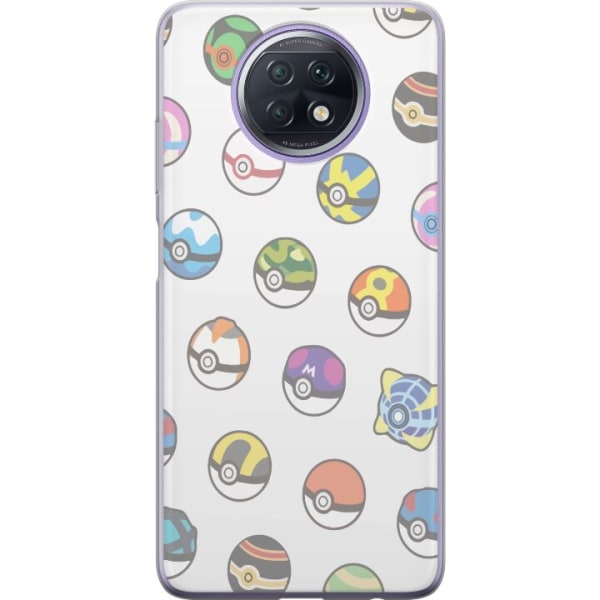 Xiaomi Redmi Note 9T Gennemsigtig cover Pokemon