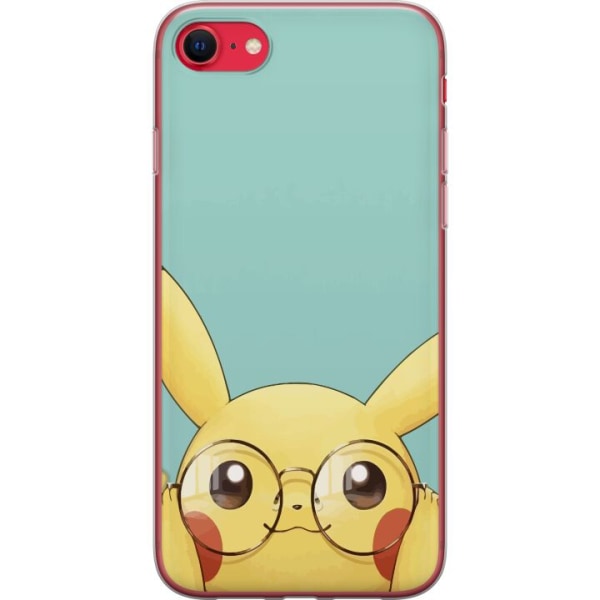 Apple iPhone SE (2020) Gennemsigtig cover Pikachu briller
