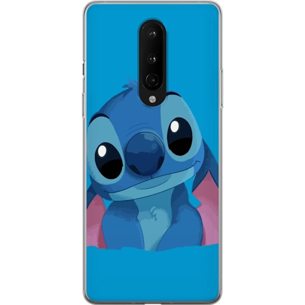 OnePlus 8 Gennemsigtig cover Stitch Blå