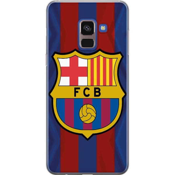 Samsung Galaxy A8 (2018) Gennemsigtig cover FCB Barcelona