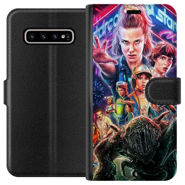 Kompatibelt Lommeboketui til Samsung Galaxy S10+ Stranger Things