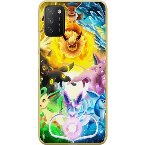 Xiaomi Poco M3  Gjennomsiktig deksel Pokemon