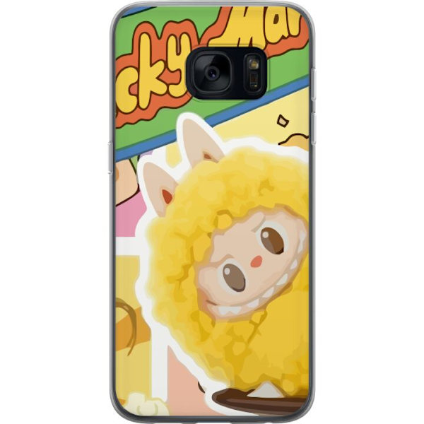 Samsung Galaxy S7 Läpinäkyvä kuori Labubu Wacky Mart Pop Mart -sarjan keräilyfiguuri Söpö Muotoilu Suosittu Teemalelu Sarja Luova Taidelelu