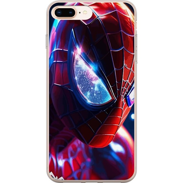 Apple iPhone 7 Plus Läpinäkyvä kuori Spiderman