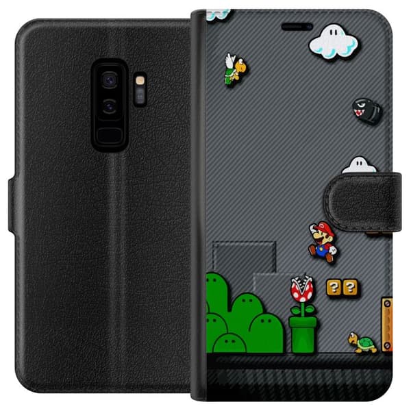 Kompatibel Tegnebogsetui til Samsung Galaxy S9+ Super Mario Bros