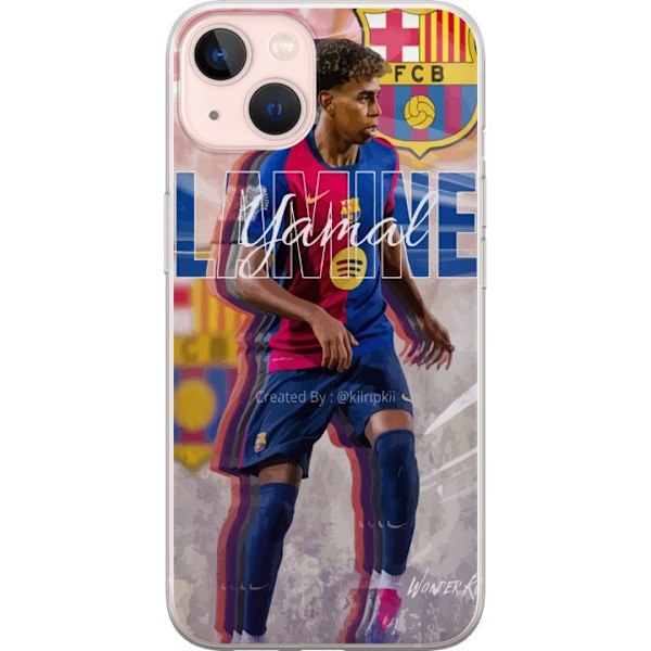 Apple iPhone 13 Läpinäkyvä kuori Lamine Yamal FCB