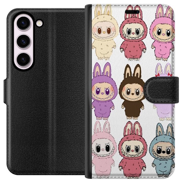 Samsung Galaxy S23 Lommeboketui Labubu Pink Monster - Popkunst