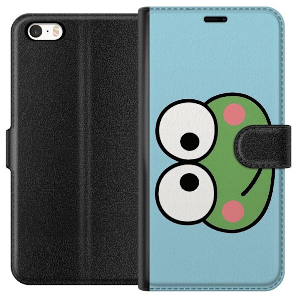 Apple iPhone 5s Lompakkokotelo Keroppi Smile