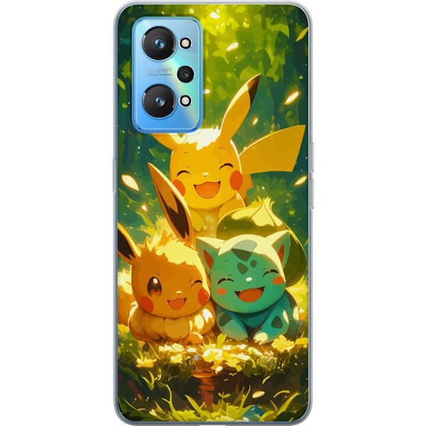 Realme GT Neo2 Läpinäkyvä kuori Pixelmonster pelityyli - v