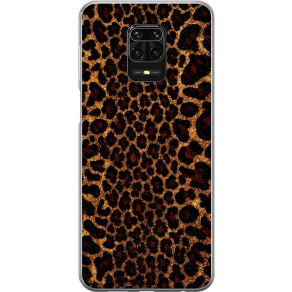 Kompatibelt Mobilskal till Xiaomi Redmi Note 9S Wild Leopard brun