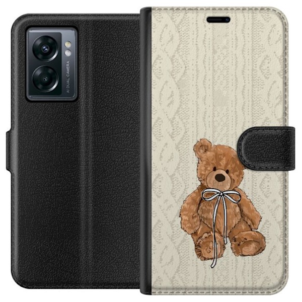 OnePlus Nord N300 Lommeboketui Liten Bamse – klassisk bamse i enkel design