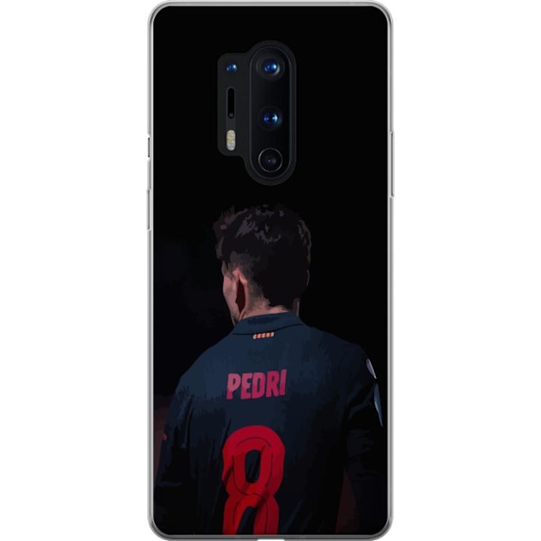 OnePlus 8 Pro Gennemsigtig cover Pedri FC Barcelona Fodbold Sp