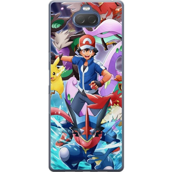 Sony Xperia 10 Plus Gennemsigtig cover Pokemon