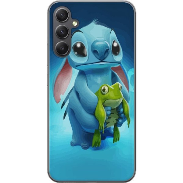 Samsung Galaxy A35 Genomskinligt Skal Stitch och grodan