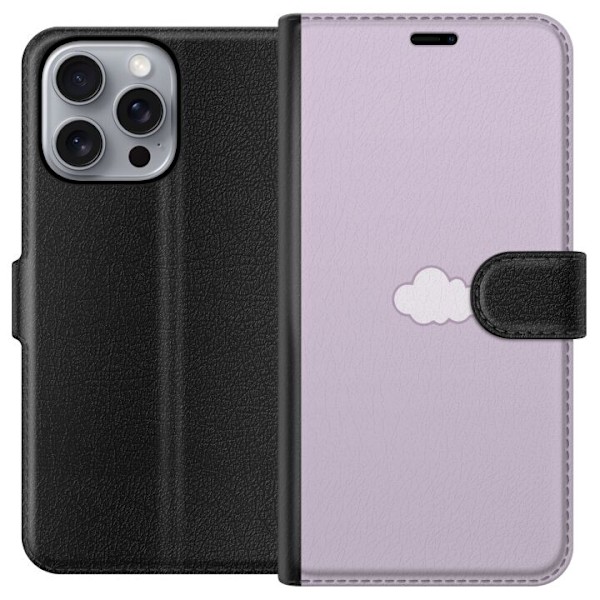 Apple iPhone 16 Pro Max Lommeboketui Lilla Sky - minimalistisk