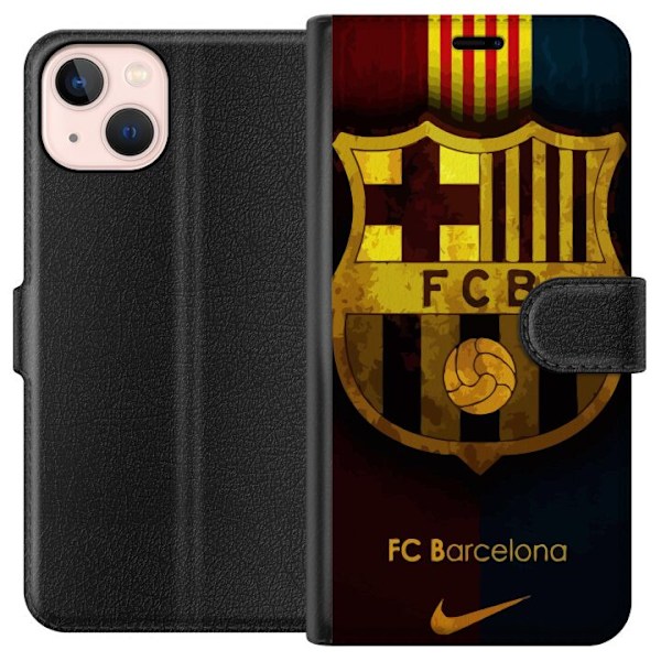 Apple iPhone 13 mini Tegnebogsetui FC Barcelona