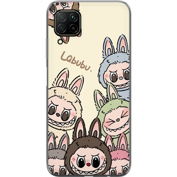 Huawei P40 lite Läpinäkyvä kuori Labubu Pastel Collection