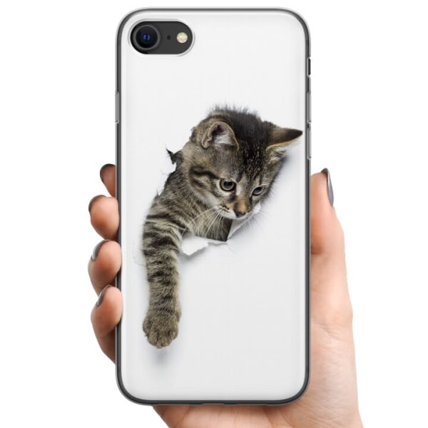 Apple iPhone SE (2020) TPU Mobilskal Curious Kitten