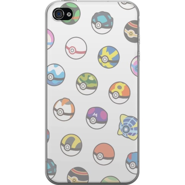 Apple iPhone 4 Gennemsigtig cover Pokemon